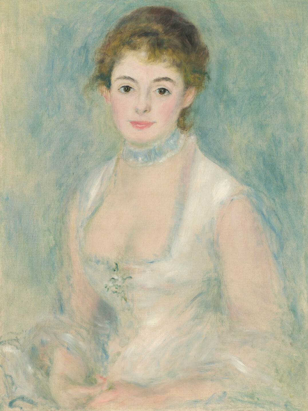 Studio portrait of a young European woman in her late 20s